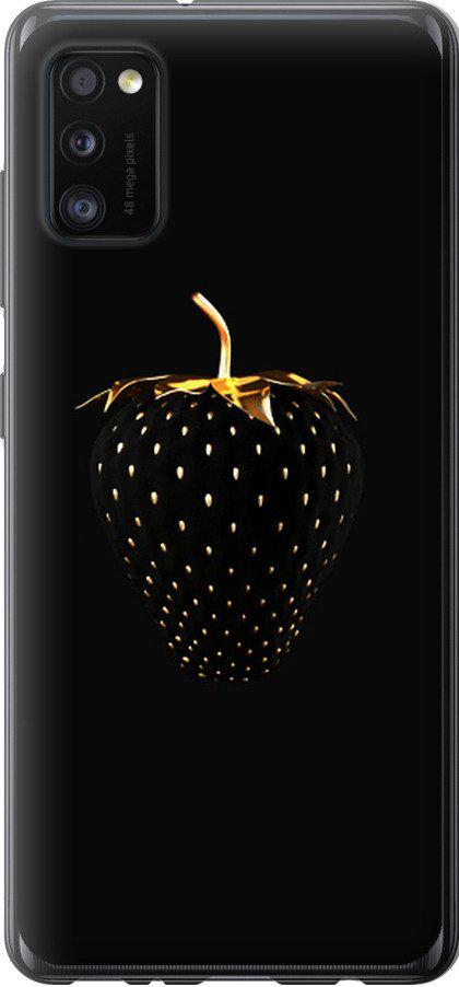 Чехол на Samsung Galaxy A41 A415F Черная клубника (3585u-1886-42517)