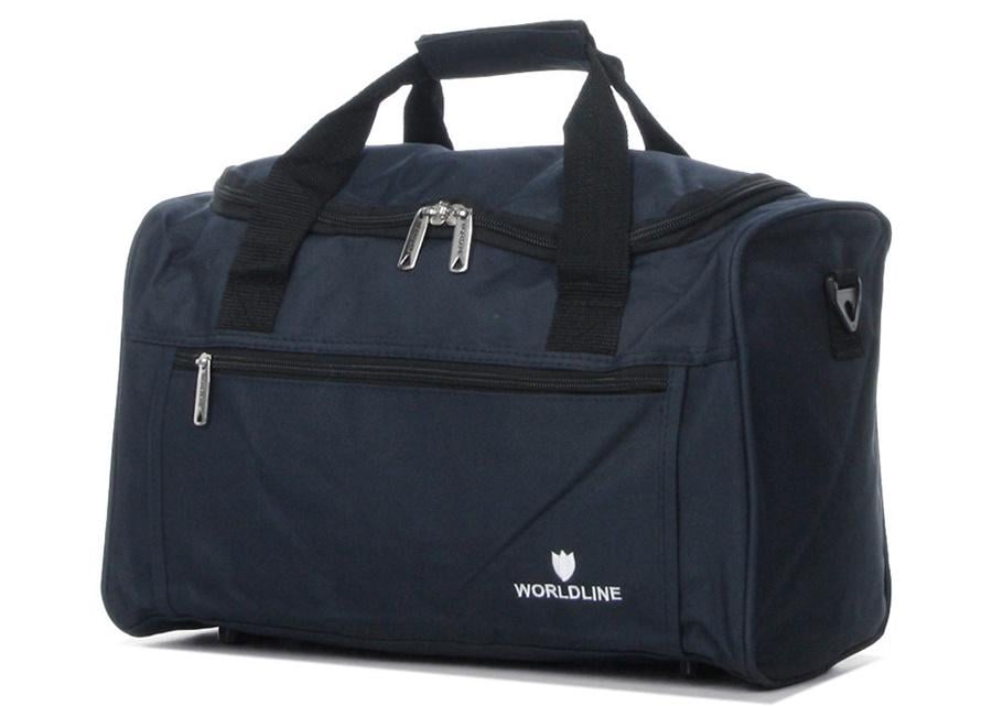 Дорожная сумка для ручной клади AIRTEX Worldline 847/40 полиэстер S Темно-синий