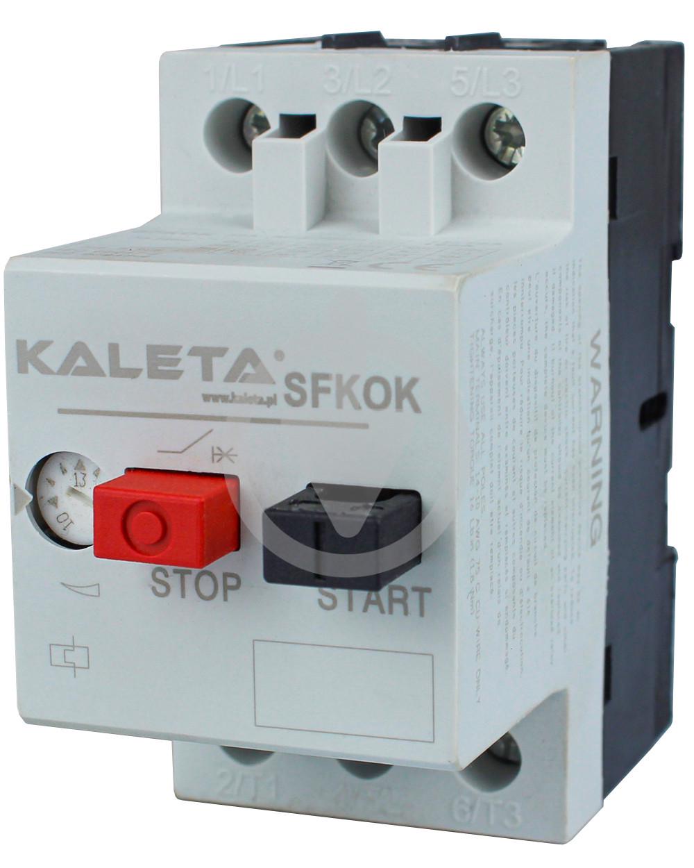 Автомат захисту двигуна KALETA SFKOK 1-1,6A (13476219)