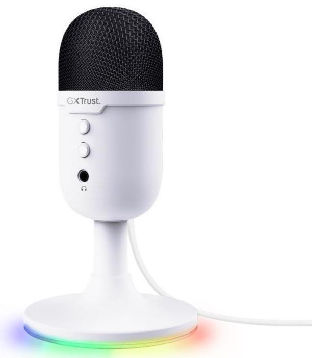 Микрофон Trust GXT 234 Yunix White - фото 4