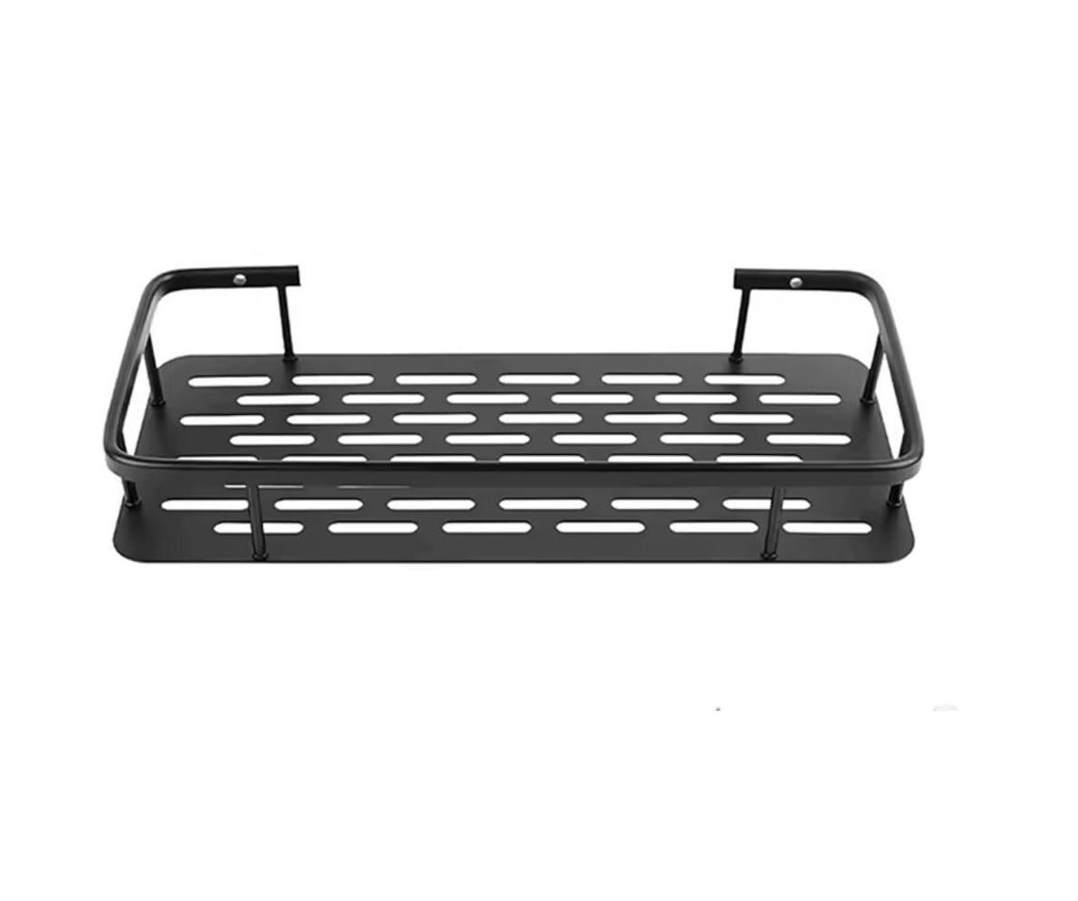 Полиця для ванної металева самоклеюча Чорний (Е051482)