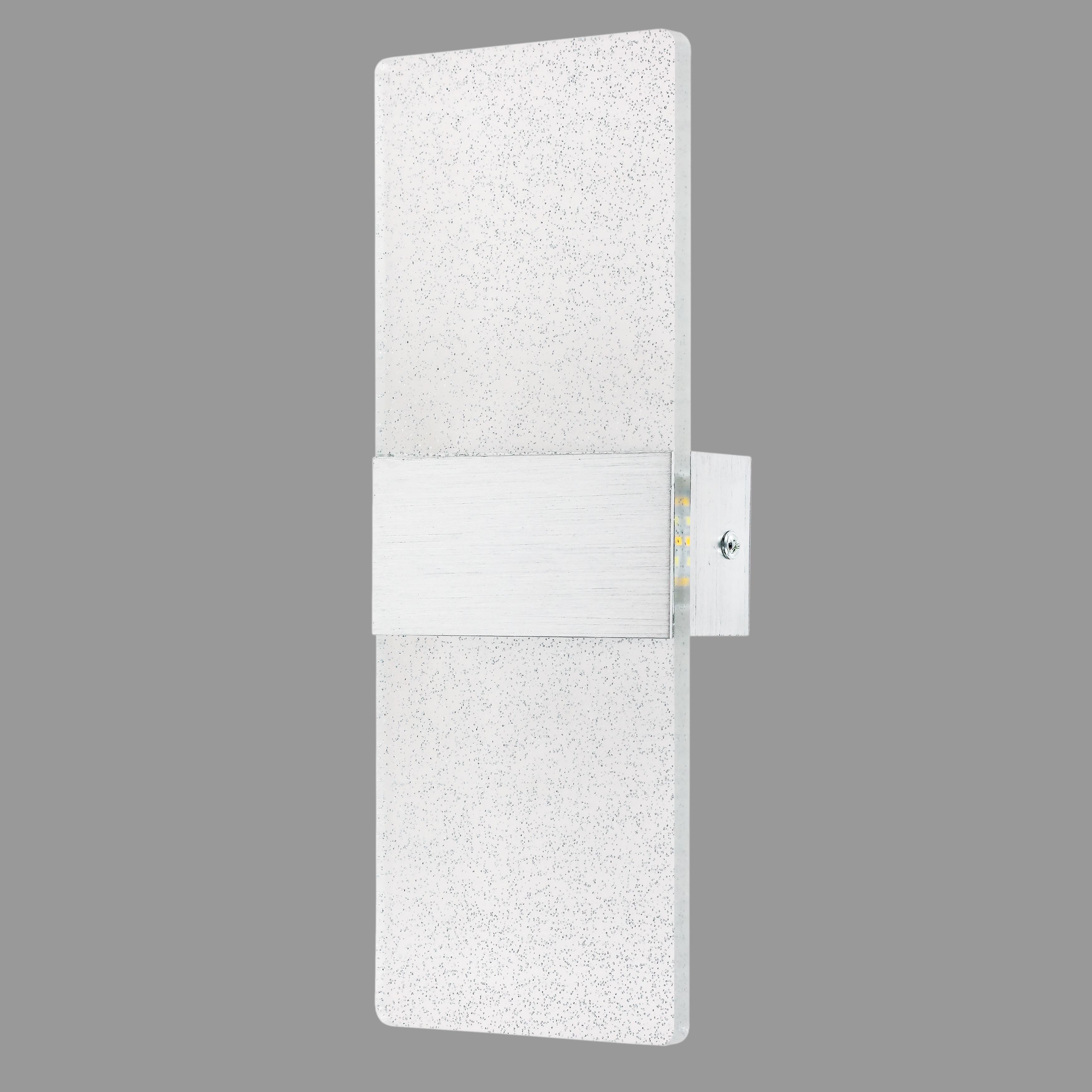 Світильник/бра настінний з блискітками 3W Білий (74-W2521 SV)