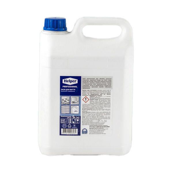 Засіб для миття кухонних поверхонь Helper Professional Засіб для миття кухонних поверхонь 5 л (40027)