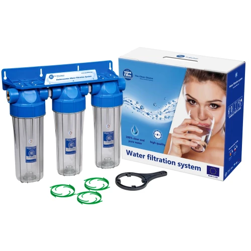 Фільтр магістральний Aquafilter FHPRCL12-B-TRIPLE триступінчастий (30455069)