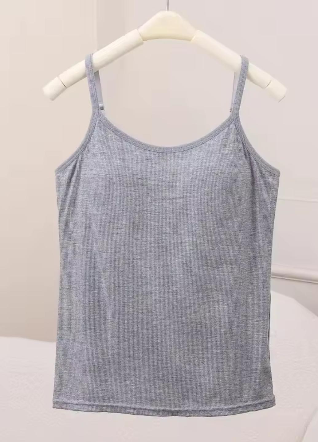 Майка жіноча Comfort Plus в рубчик з поролоновими вкладишами L Сірий (1959-44-04) - фото 10 Майка жіноча Comfort Plus в рубчик з поролоновими вкладишами L Сірий (1959-44-04) - фото 10