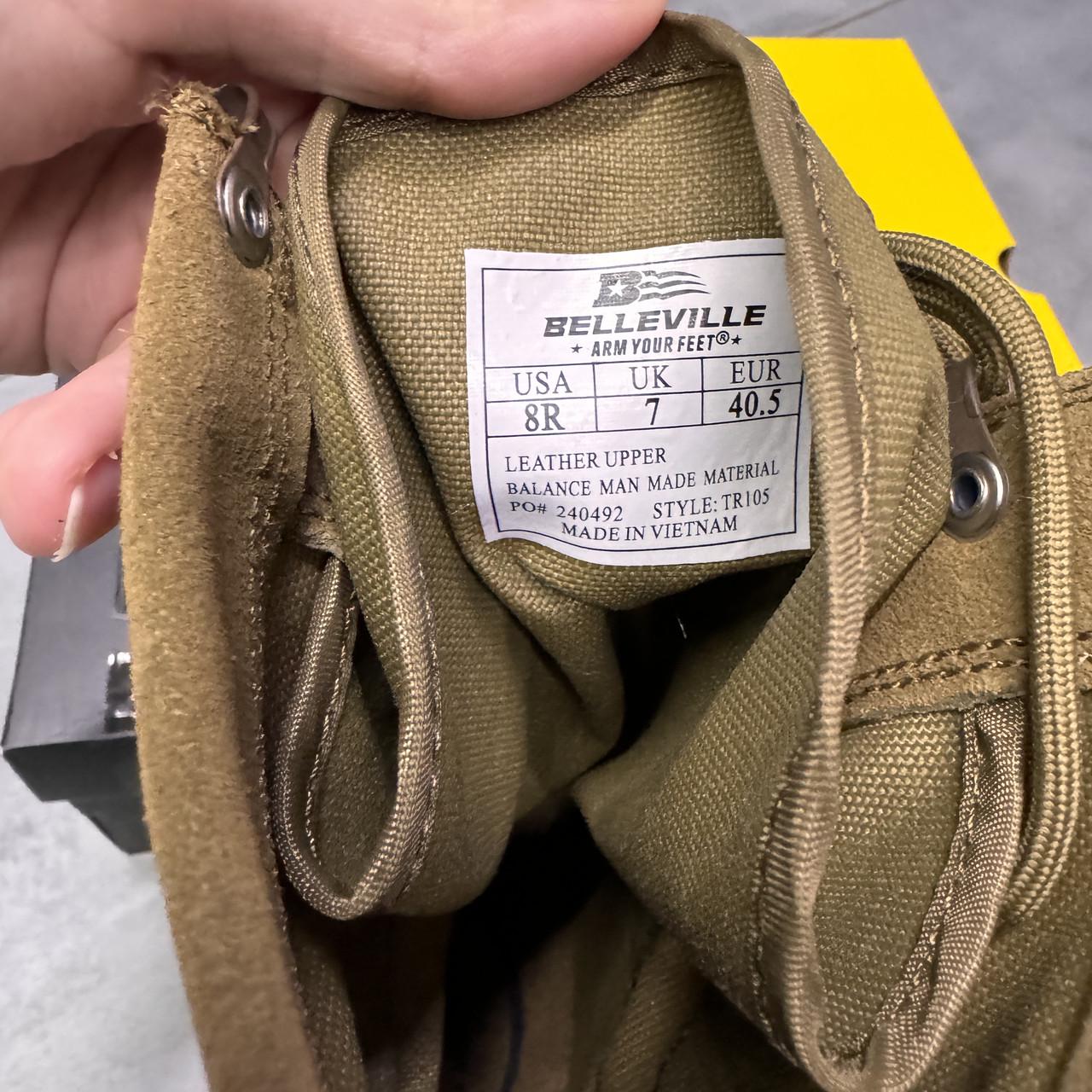Берцы военные Belleville MINI-MiL TR105 Minimalist Training р. 405 8 Койот коричневый (245536) - фото 2 Берцы военные Belleville MINI-MiL TR105 Minimalist Training р. 405 8 Койот коричневый (245536) - фото 2