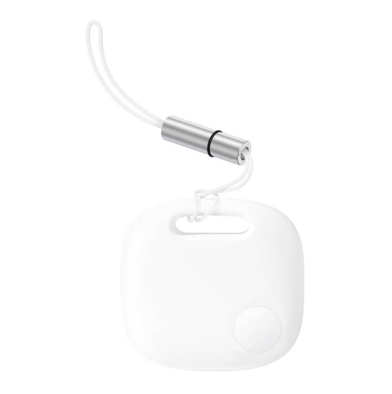 Трекер-брелок Bluetooth BASEUS T2 Pro Smart Device Tracker 80 mAh White (FMTP000002)