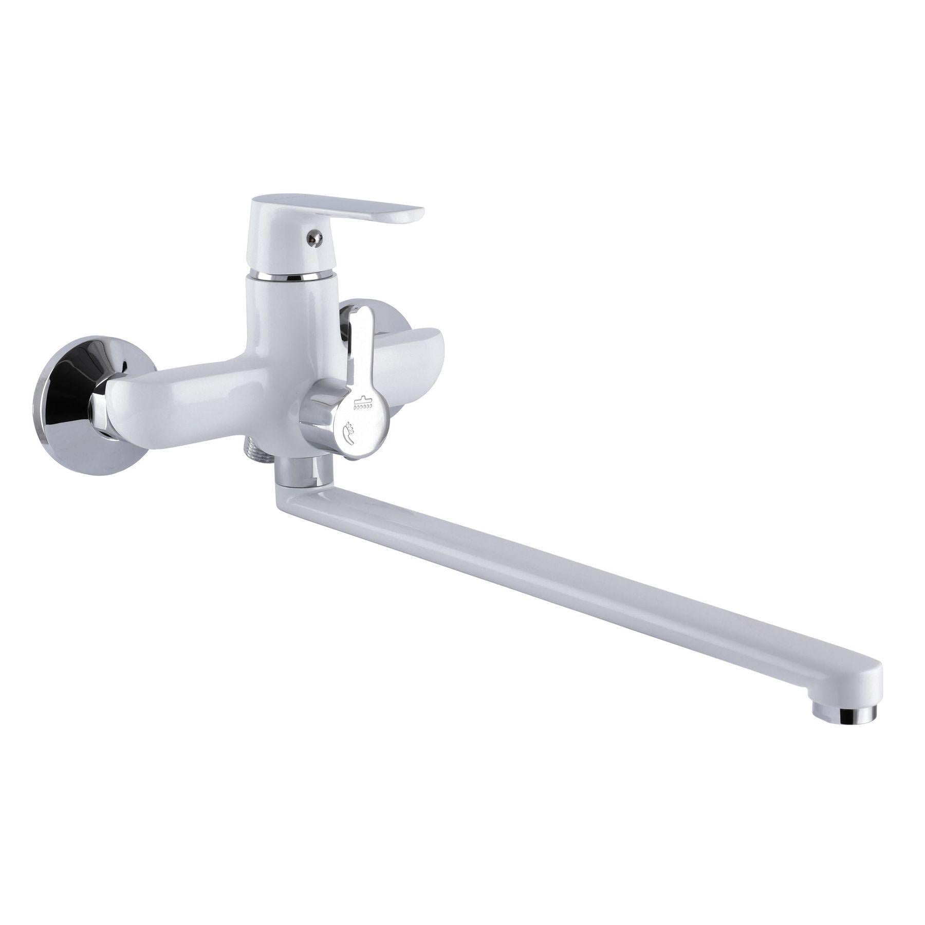 Смеситель для ванны Globus Lux Laguna GLA-0208-7 EURO White