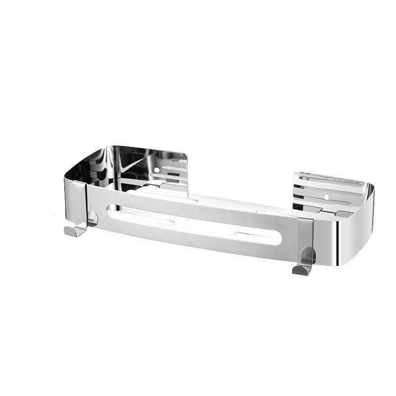 Полиця для ванної SDSO SS304 з нержавіючої сталі пряма 31 см Хром (3299)