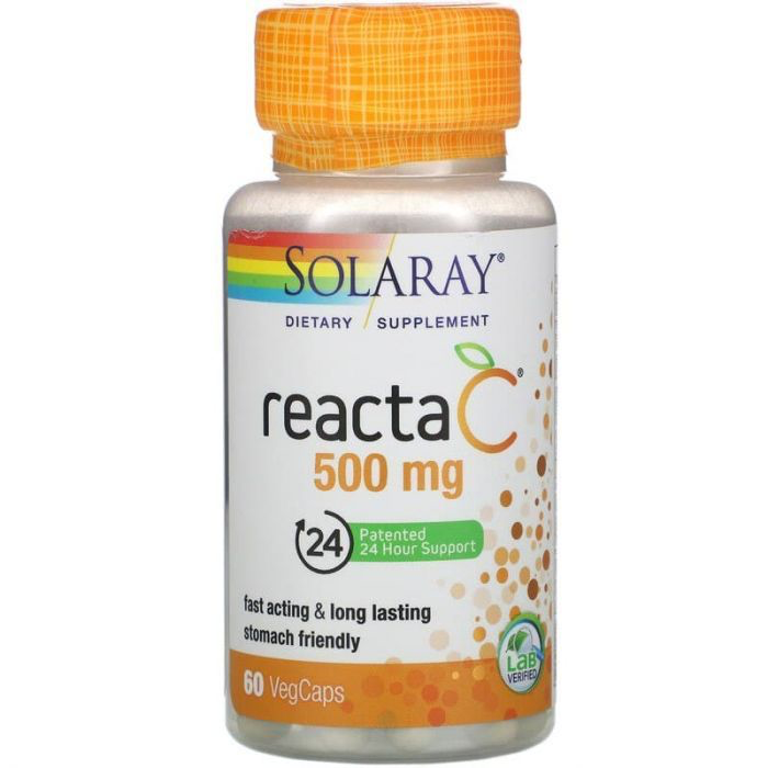 Капсулы Solaray Reacta-C 500 мг 60 шт.