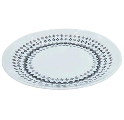 Комплект з 6 скляних десертних тарілок з візерунками 18 см (201246) - фото 2 Комплект з 6 скляних десертних тарілок з візерунками 18 см (201246) - фото 2