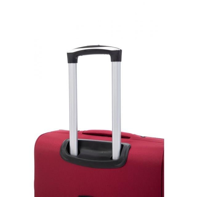 Валіза Bonro Tourist 4 колеса велика Вишневий (2761308523) - фото 9
