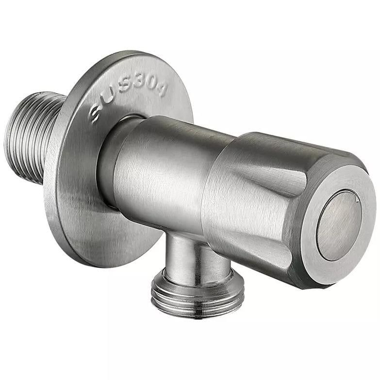 Кран кульовий побутовий Wezer SOL21A-15 зв-зв кутовий (155187)