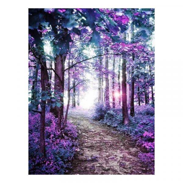 Алмазная мозаика TK Group Волшебный лес 40х30 см с рамкой в коробке (GB76967-mt)