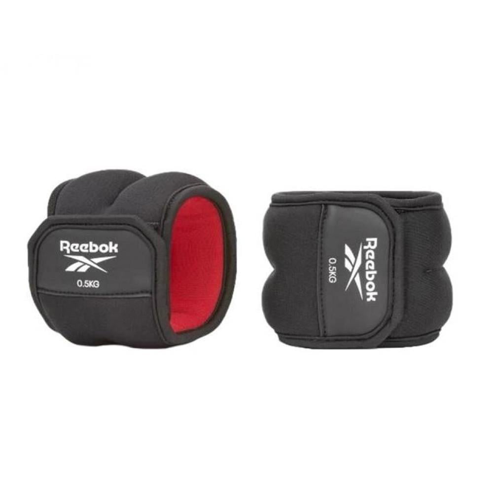 Обважнювачі щиколотки Reebok Ankle Weights Unisex 0,5 кг Чорний/Червоний (885652020596)