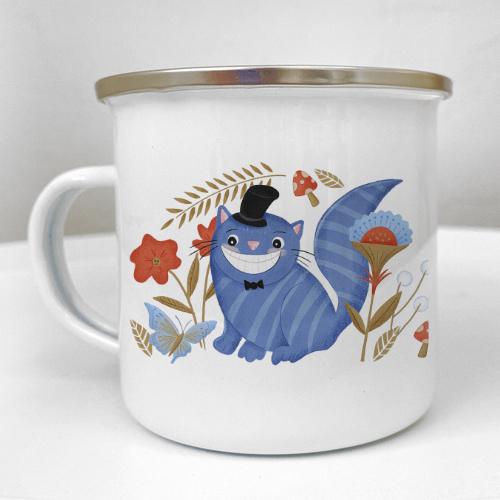 Кружка металлическая Camper Чеширский кот 250 мл (KRM_23S138)