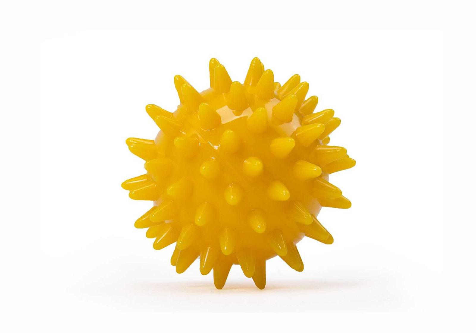 М'ячик масажний Bodhi Spiky 5 см Жовтий (3243)
