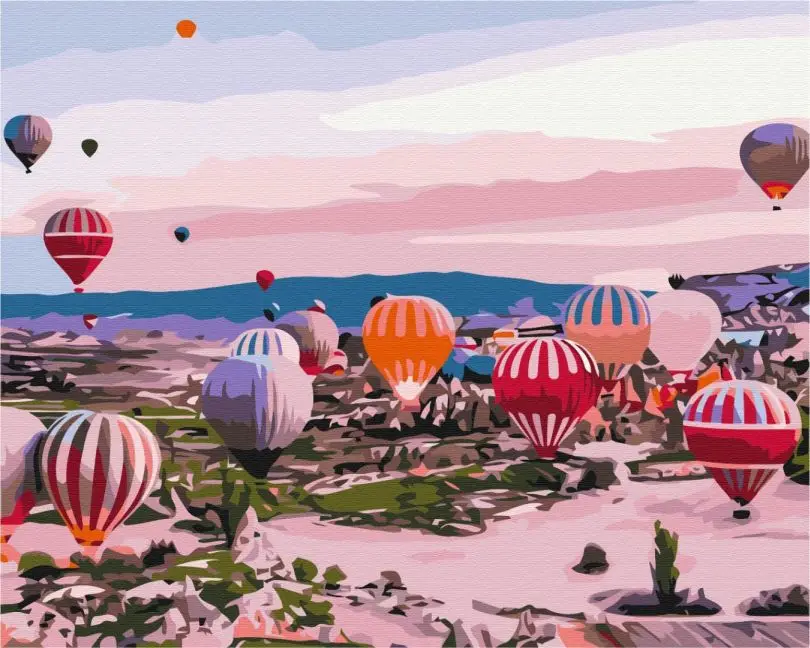 Картина по номерам Brushme Каппадокия на рассвете 40x50 см (BSM-B52587) Картина по номерам Brushme Каппадокия на рассвете 40x50 см (BSM-B52587)