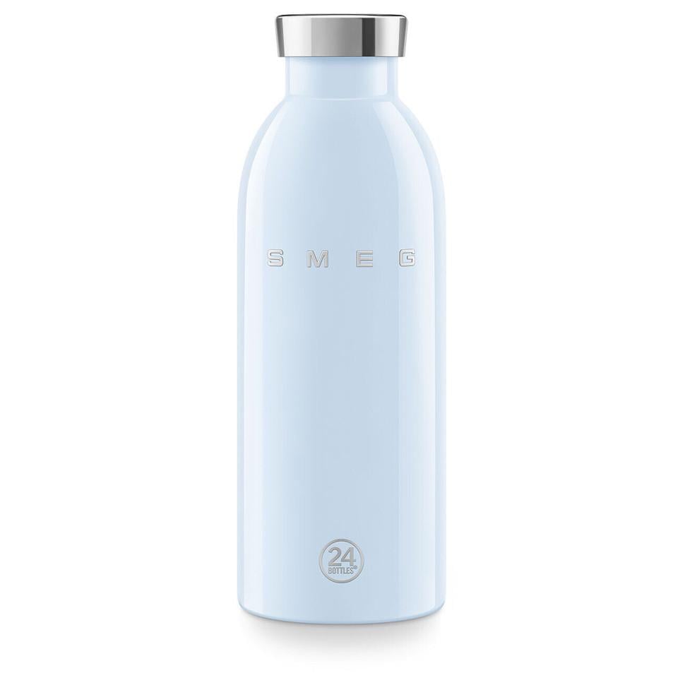 Термопляшка SMEG x 24Bottles з нержавіючої сталі 500 мл Блакитний Термопляшка SMEG x 24Bottles з нержавіючої сталі 500 мл Блакитний