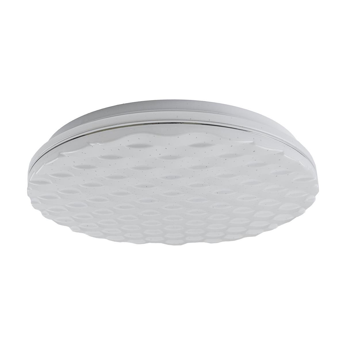 Потолочный светильник Vestum CELL звездное небо 60W 3000К-6500К с ДУ 1 375х60 мм Серебряный - фото 2 Потолочный светильник Vestum CELL звездное небо 60W 3000К-6500К с ДУ 1 375х60 мм Серебряный - фото 2