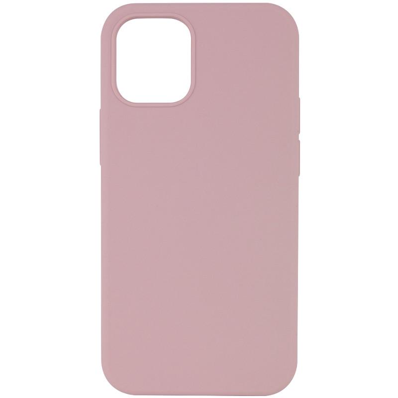 Протиударний Чохол Silicone Case Full Protective (AA) NO LOGO для Apple iPhone 12 Pro / 12 (6.1") Рожевий/Pink Sand