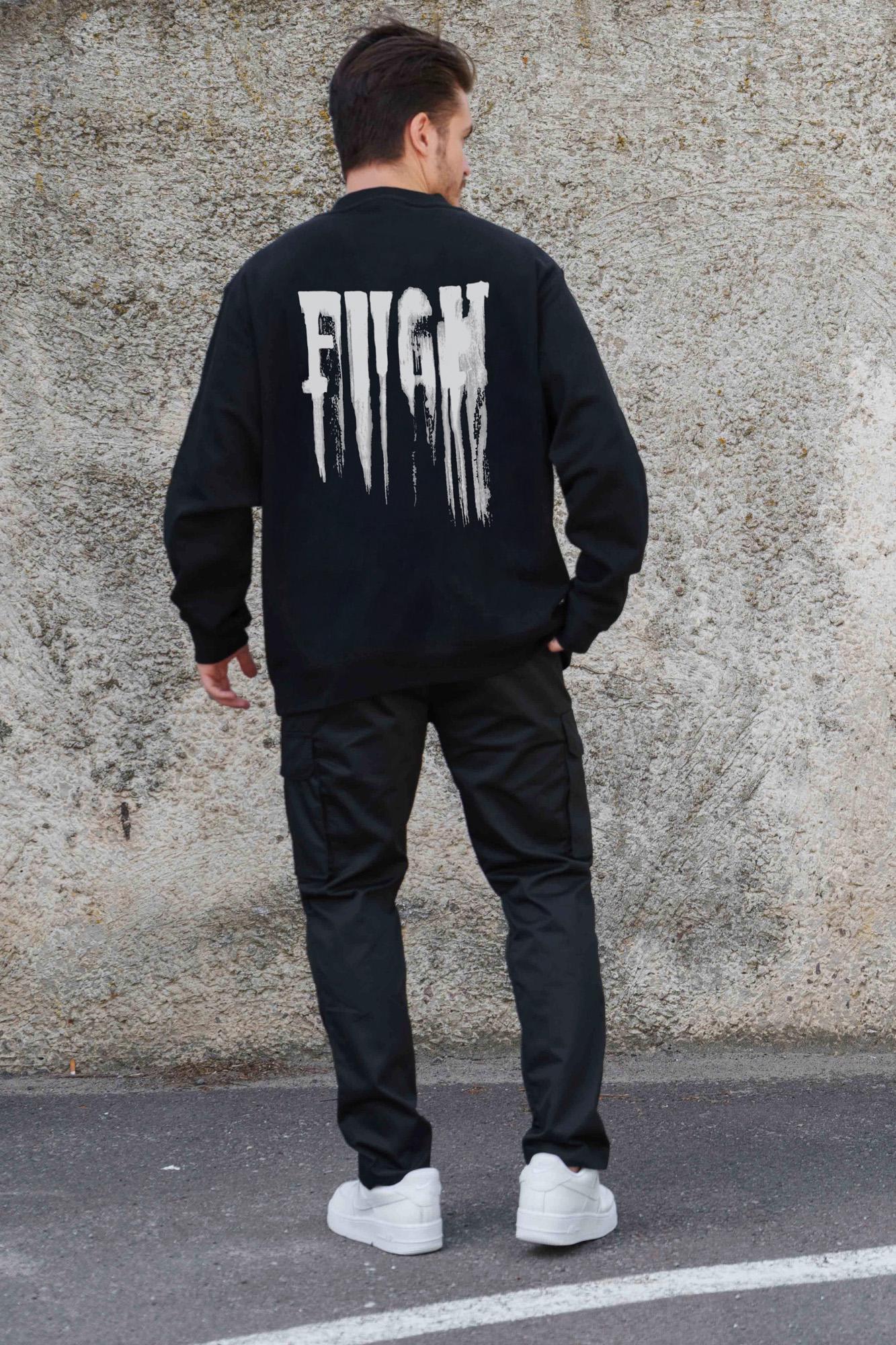 Свитшот оверсайз с принтом Without Fight 2XL/3XL Black (2XL/3XL8055608) - фото 2 Свитшот оверсайз с принтом Without Fight 2XL/3XL Black (2XL/3XL8055608) - фото 2