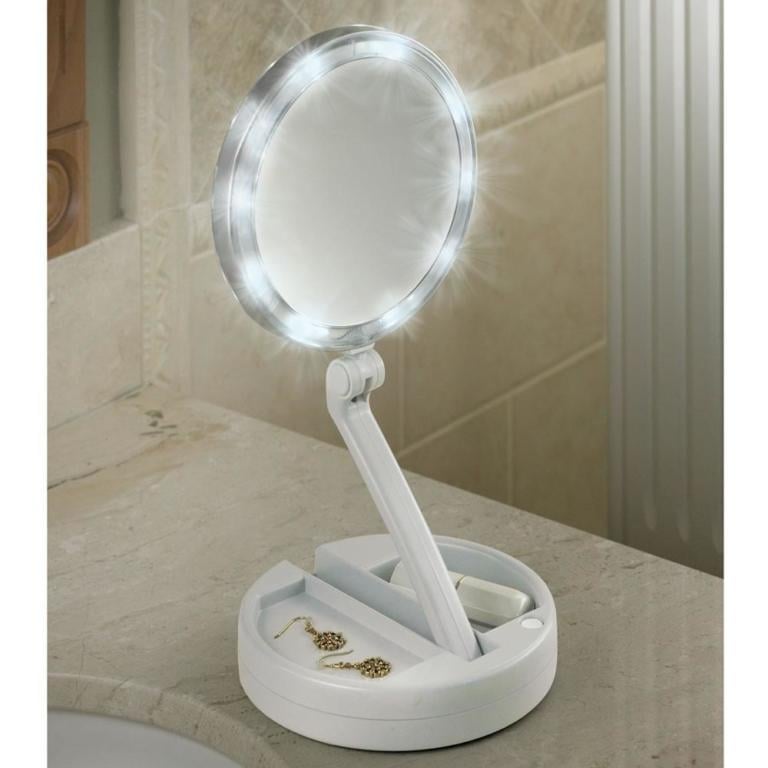 Дзеркало для макіяжу My Foldaway Mirror з LED підсвічуванням (1132) - фото 2