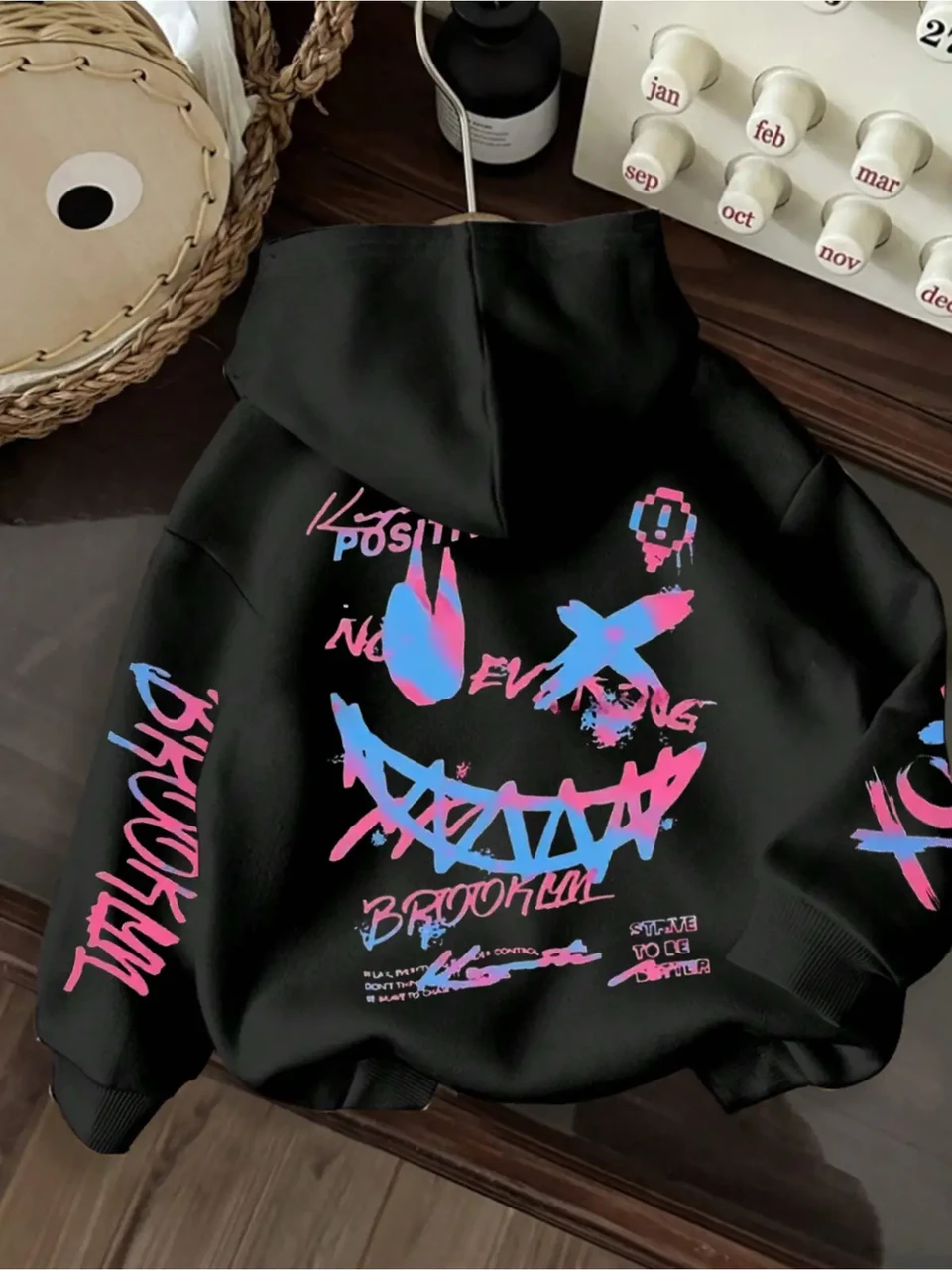 Худі жіноче з принтом Pin-000-2739 S Чорний (2700265380) Худі жіноче з принтом Pin-000-2739 S Чорний (2700265380)