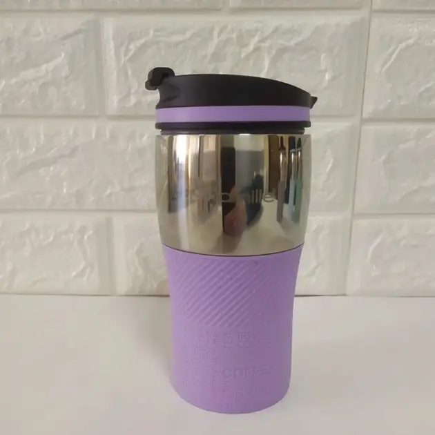 Термокружка Kamille KM-2155-Violet 320 мл Фиолетовый (8-6-4696665)