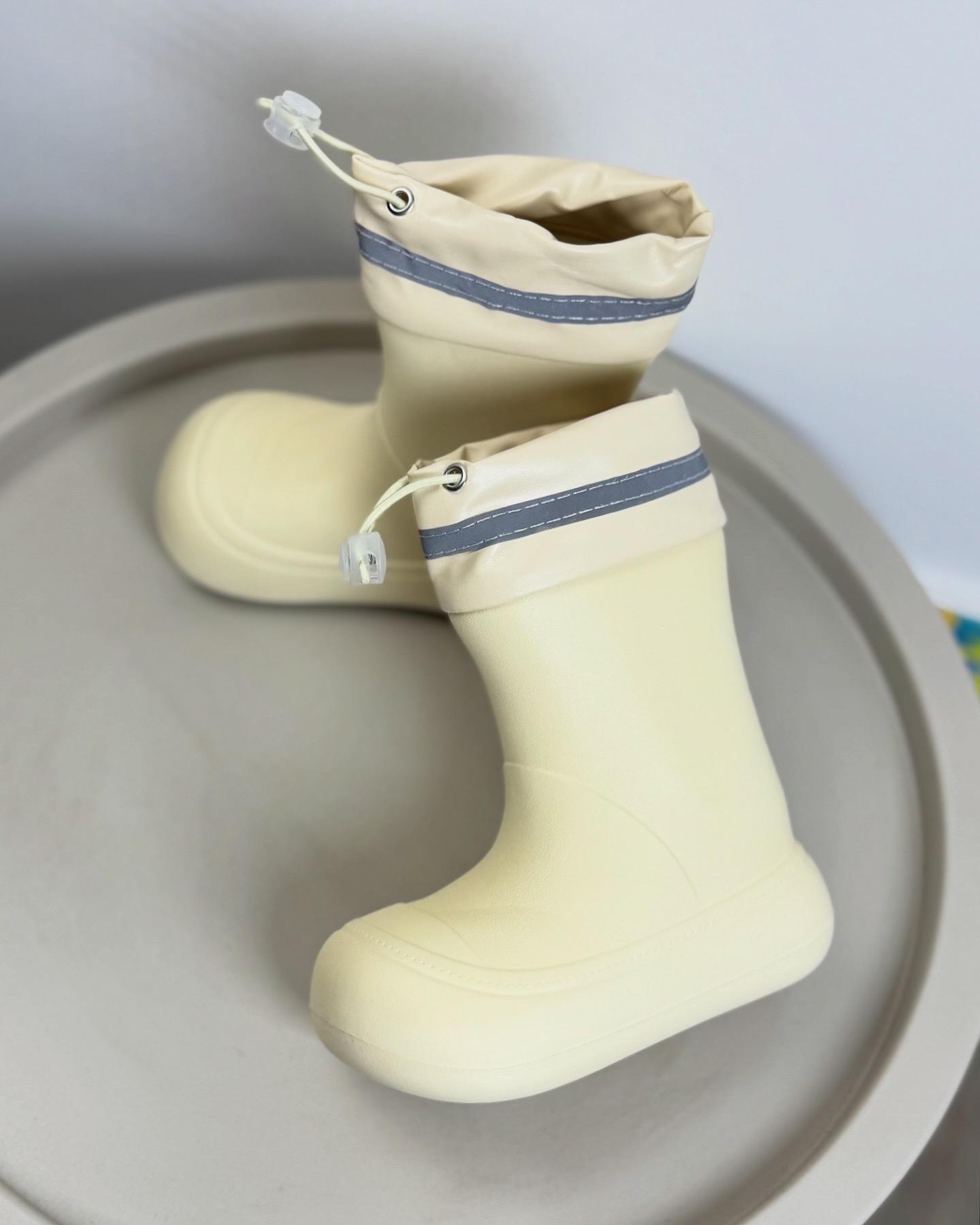 Чоботи дитячі гумові 1501 р. 28-29 Бежевий (31947824)