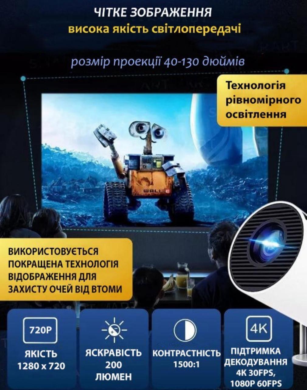 Відеопроектор Magcubic HY300 Android 11 Wi-Fi 4K - фото 3