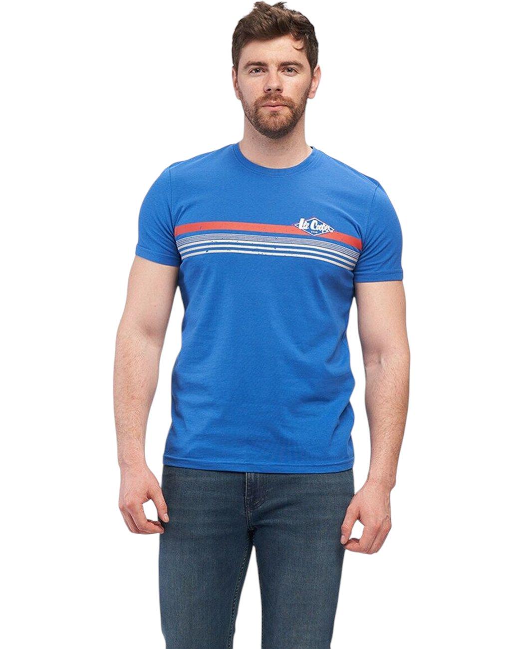 Футболка мужская Lee Cooper 10196354.725 XXL Синий (4894534346880) Футболка мужская Lee Cooper 10196354.725 XXL Синий (4894534346880)