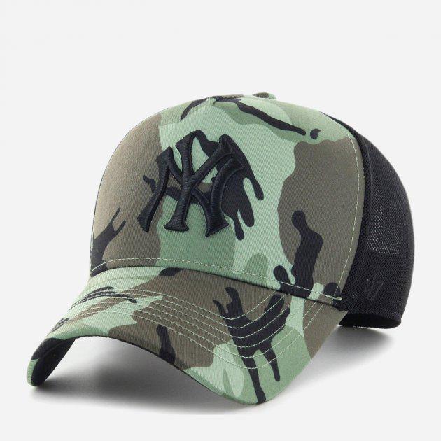 Кепка-тракер 47 Brand DT NY YANKEES Unisex OSFA Камуфляж (196002537696)
