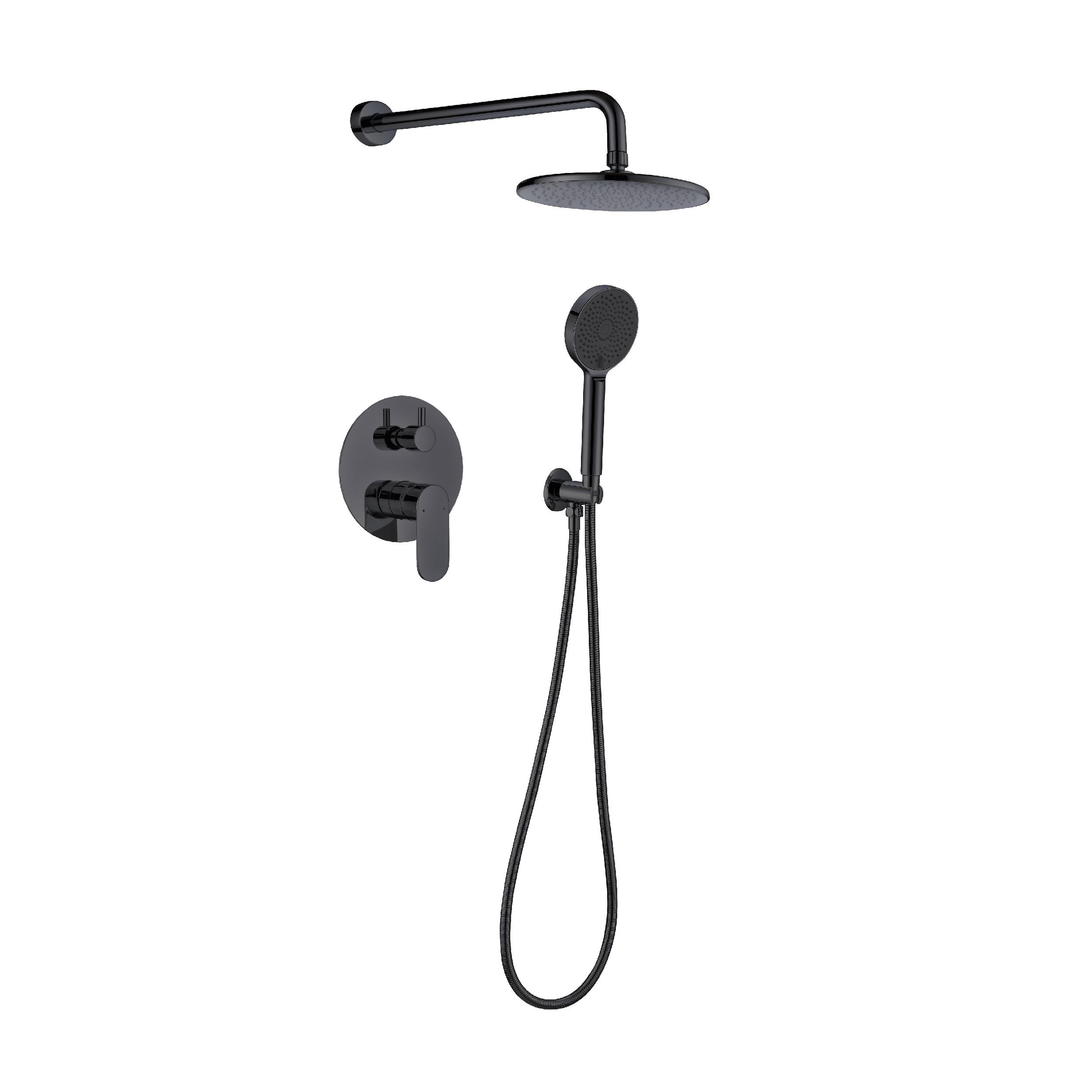 Душова система прихованого монтажу FADO Nemi Чорний матовий (FD-MIX08034B)