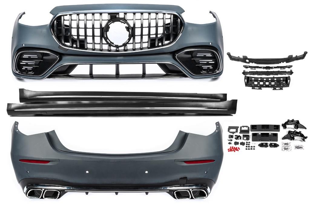 Комплект обвесов AMG S63 GBT для Mercedes S-сlass W223 abs-пластик Под покраску
