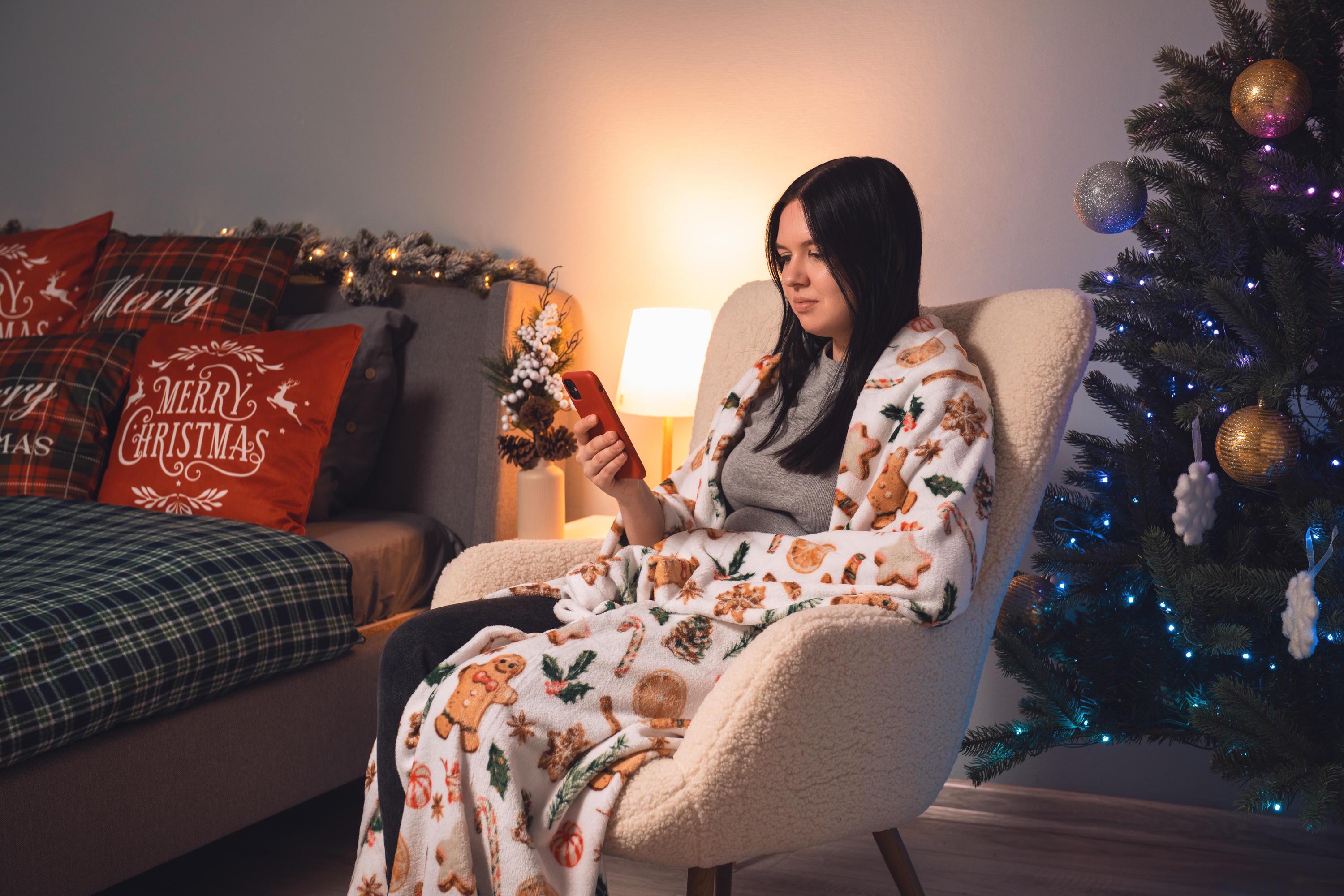 Плед Ardesto Flannel Імбирні пряники 160х200 см (ART0118PB) - фото 2