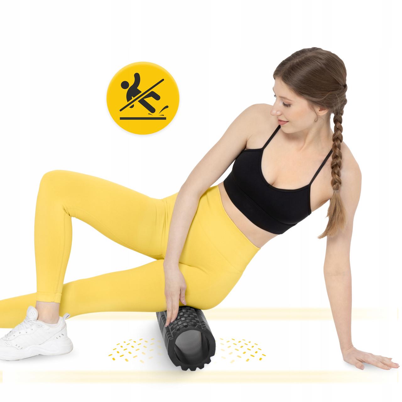 Масажний ролик 4fizjo 45x13,5 см Black (P-5907739310545) - фото 10