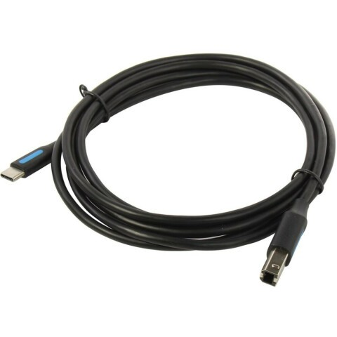 Кабель Vention CQUBH Type-C для USB-B для принтера USB-C 2.0/USB-B 2 А 2 м Чорний (6922794756427)