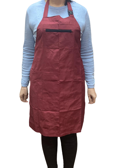 Фартук для персонала Plash-119 универсальный Бордовый