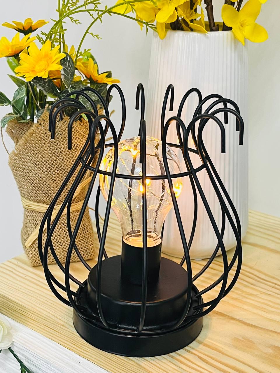 Настільний світильник з лампою Едісона 17 см Чорний - фото 4 Настільний світильник з лампою Едісона 17 см Чорний - фото 4