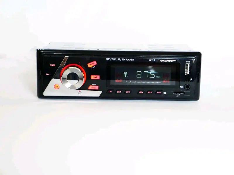 Автомагнитола PIONEER SPOWER 1283 4x50W FM 16 ГБ USB+SD+AUX Mp3 с подключением телефона и пультом управления (opt-17634) Автомагнитола PIONEER SPOWER 1283 4x50W FM 16 ГБ USB+SD+AUX Mp3 с подключением телефона и пультом управления (opt-17634)