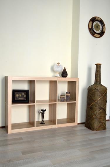 Шафа книжкова Inteo Мікс 2х3 1146х792х290 мм товщина корпусу 50 мм Дуб сонома