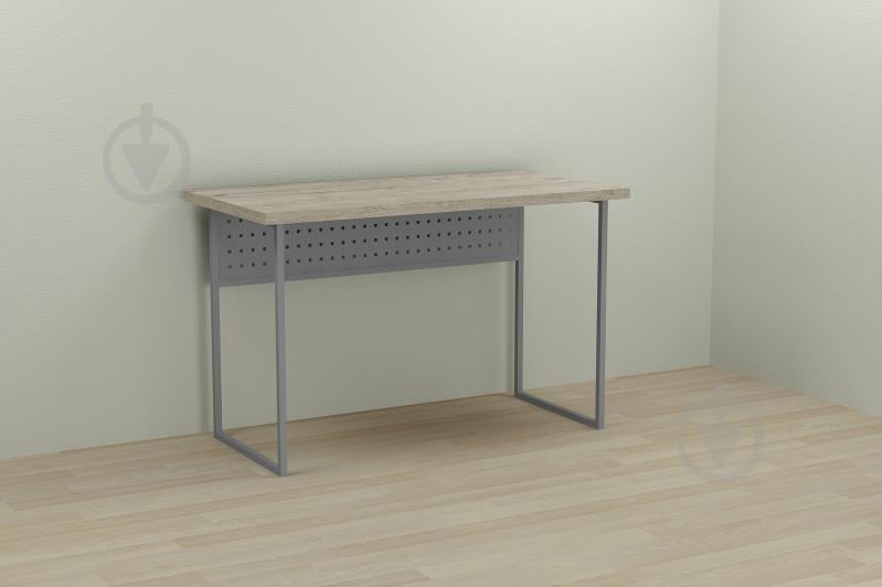 Компьютерный стол Ferrum-decor Майк 75x100x60 серый ДСП Дуб Шервуд 32мм