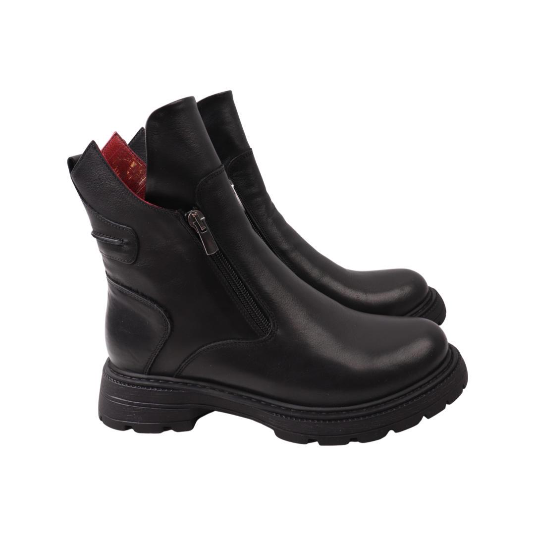 Ботинки женские Gossi из кожи р. 37 Черный (85-21DHC)