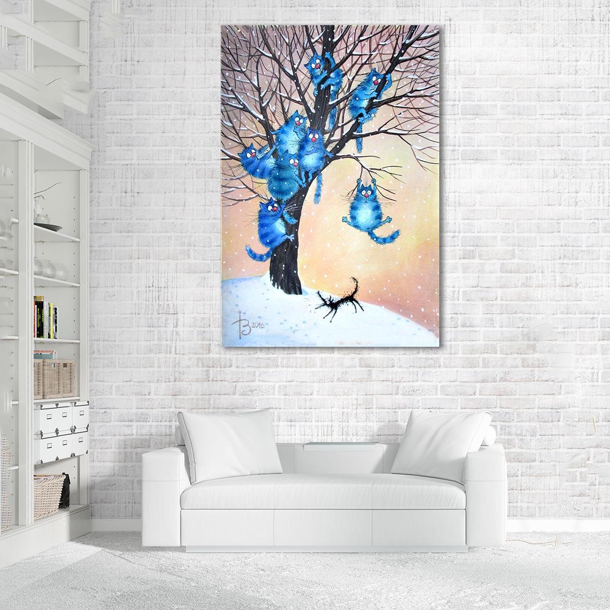 Модульная картина Террор 1 модуль 60x90 см