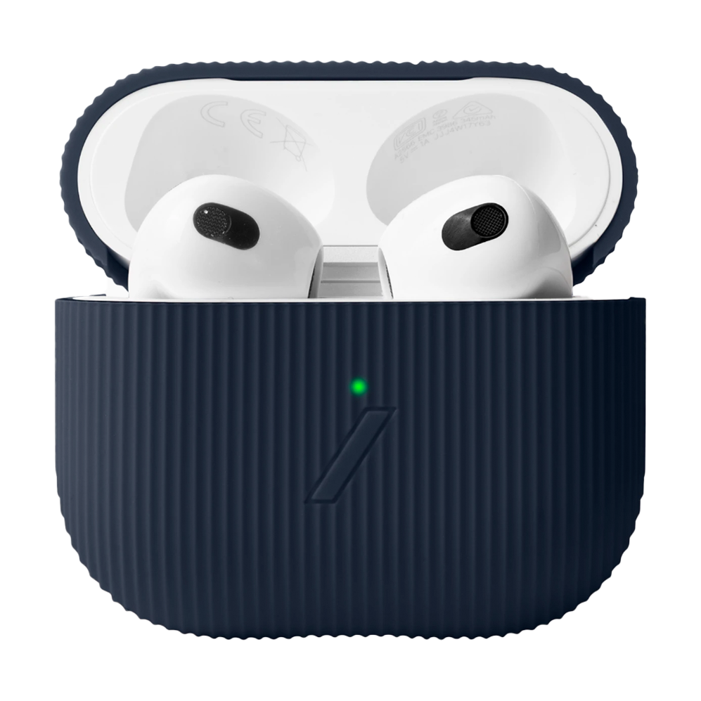 Силиконовый чехол для наушников Native Union Curve Case for Airpods 3rd Gen, Indigo (APCSE-CRVE-IND-V2) - фото 2