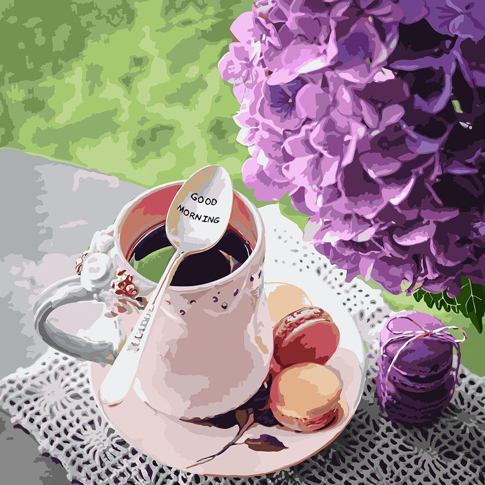 Картина по номерам Идейка Утренний сюрприз 40x40 см (KH3083)