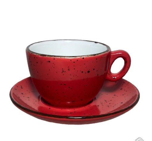 Блюдце INKER exc 16 см Iris dots red (8954011) - фото 2 Блюдце INKER exc 16 см Iris dots red (8954011) - фото 2