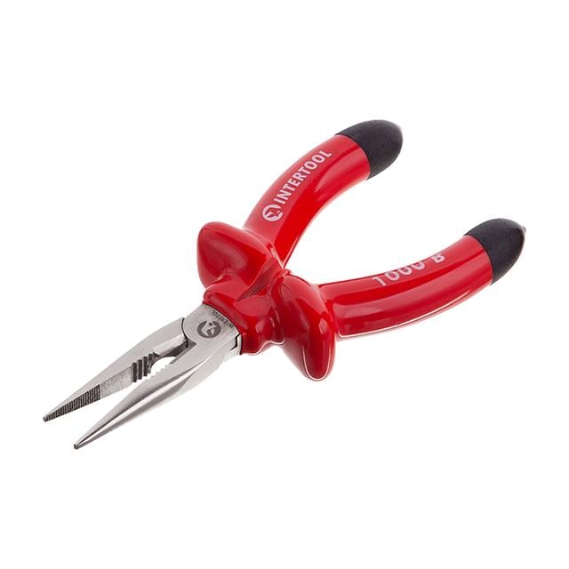 Долгогубцы прямые Intertool NT-0326 160 мм диэлектрические CrV 6150