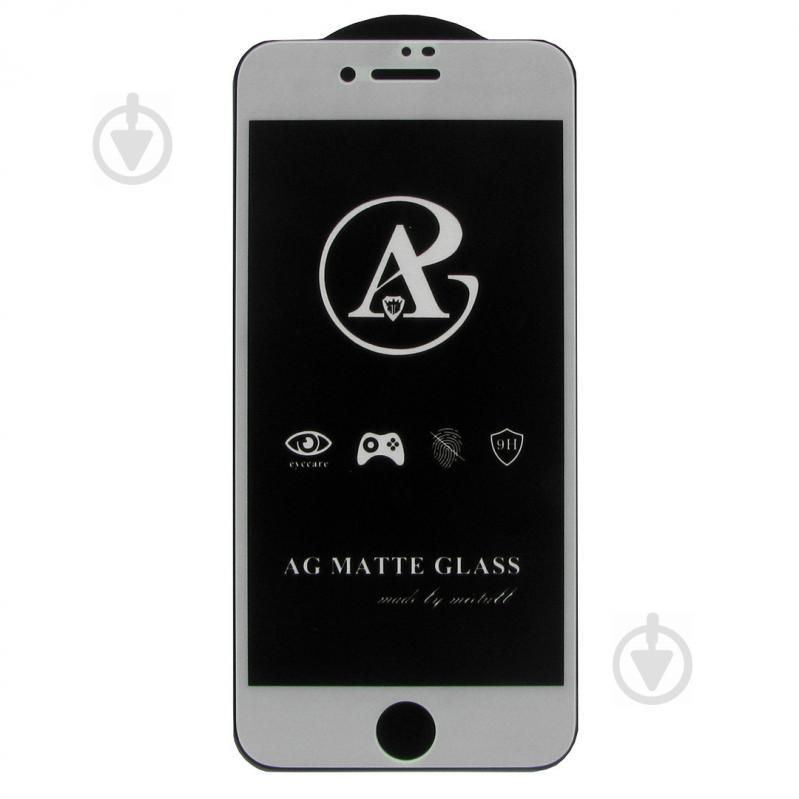 Матовое защитное стекло AG Matte Full Glue для Apple iPhone 7 Plus / iPhone 8 Plus Белый